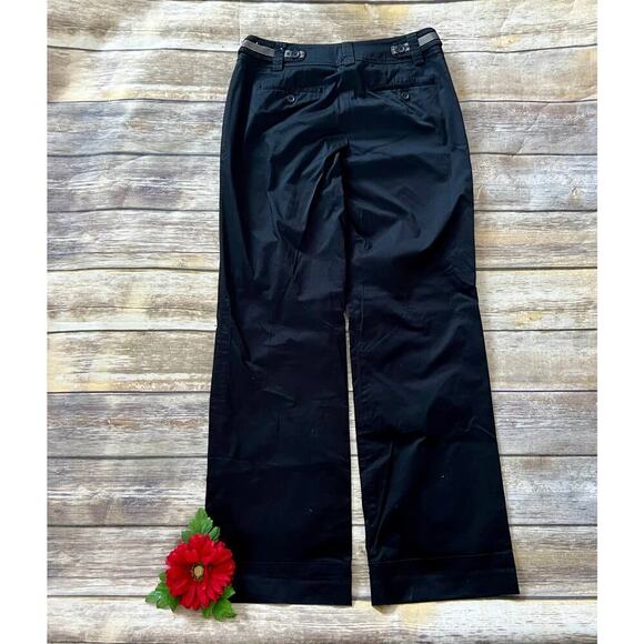 ANN TAYLOR WIDE LEG BLACK PANT - Picture 5 of 10